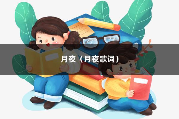 月夜（月夜歌词）