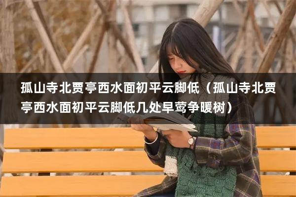孤山寺北贾亭西水面初平云脚低（孤山寺北贾亭西水面初平云脚低几处早莺争暖树）