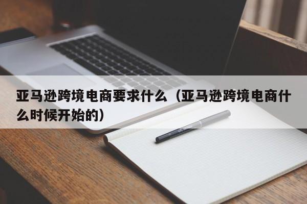 亚马逊跨境电商要求什么（亚马逊跨境电商什么时候开始的）