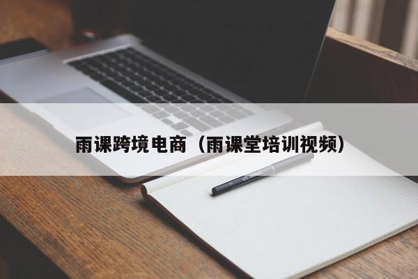雨课跨境电商（雨课堂培训视频）