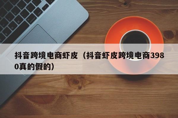抖音跨境电商虾皮（抖音虾皮跨境电商3980真的假的）