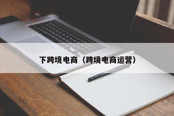 下跨境电商（跨境电商运营）