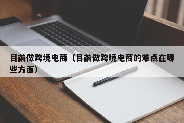 目前做跨境电商（目前做跨境电商的难点在哪些方面）