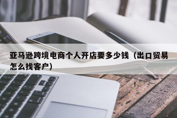 亚马逊跨境电商个人开店要多少钱（出口贸易怎么找客户）